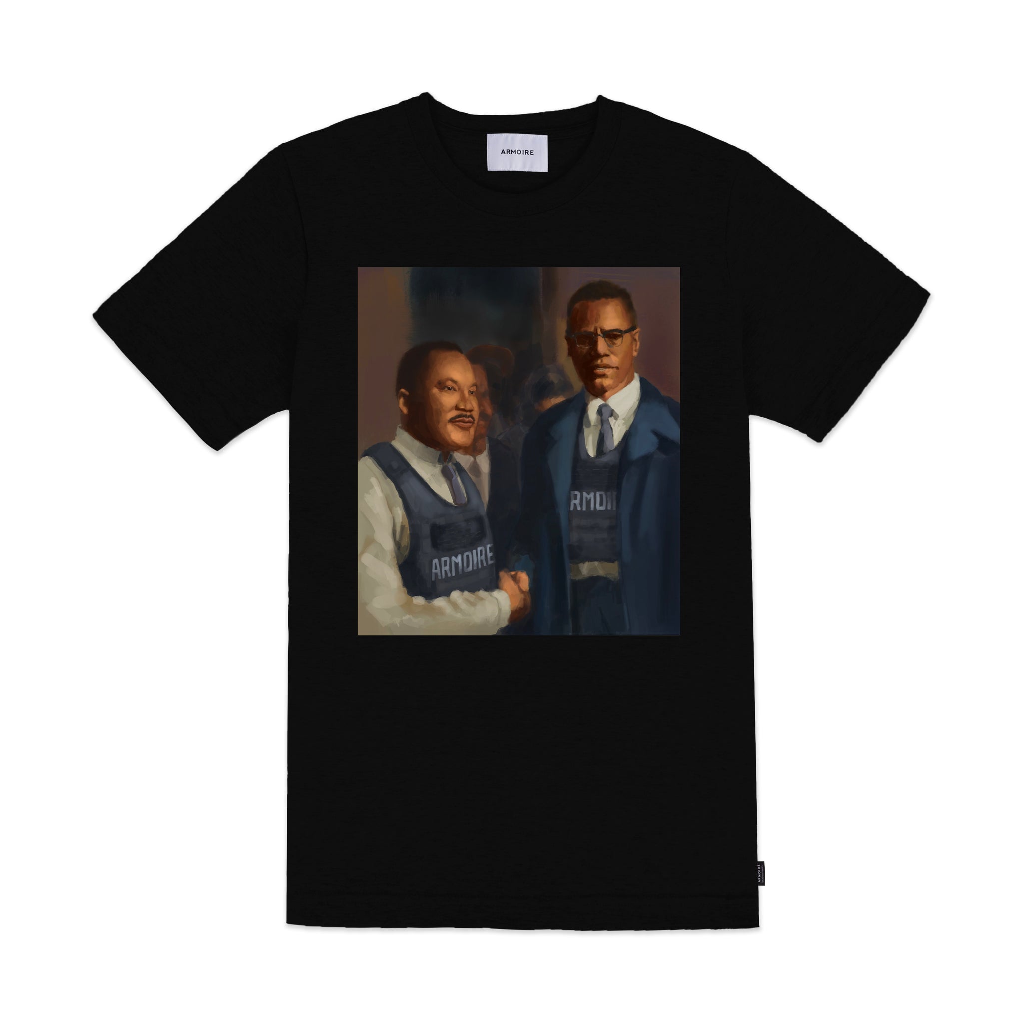 Only If T-Shirt by ARMOIRE featuring MLK x Malcolm X