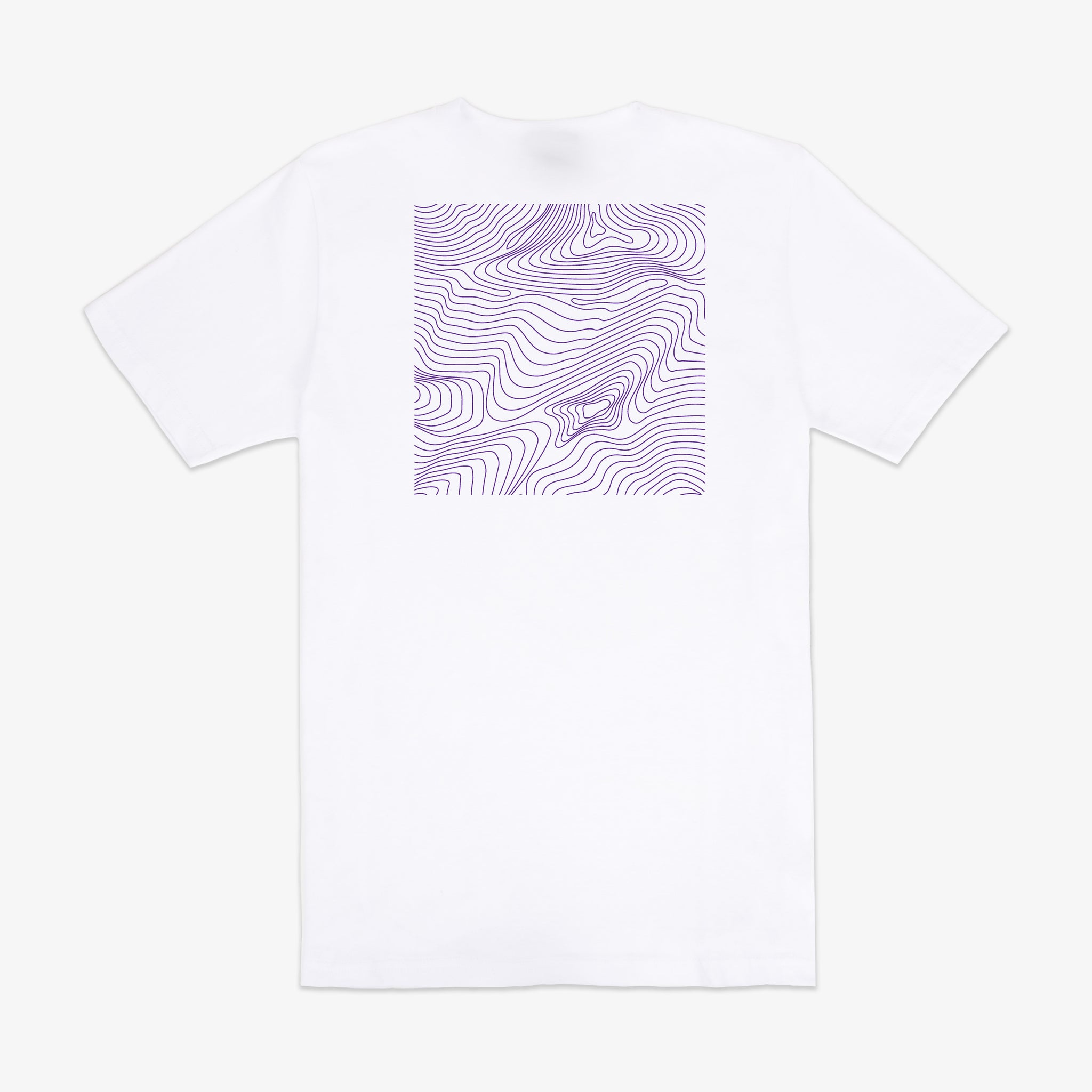 ARMOIRE Traveling Man Tee - White and Purple