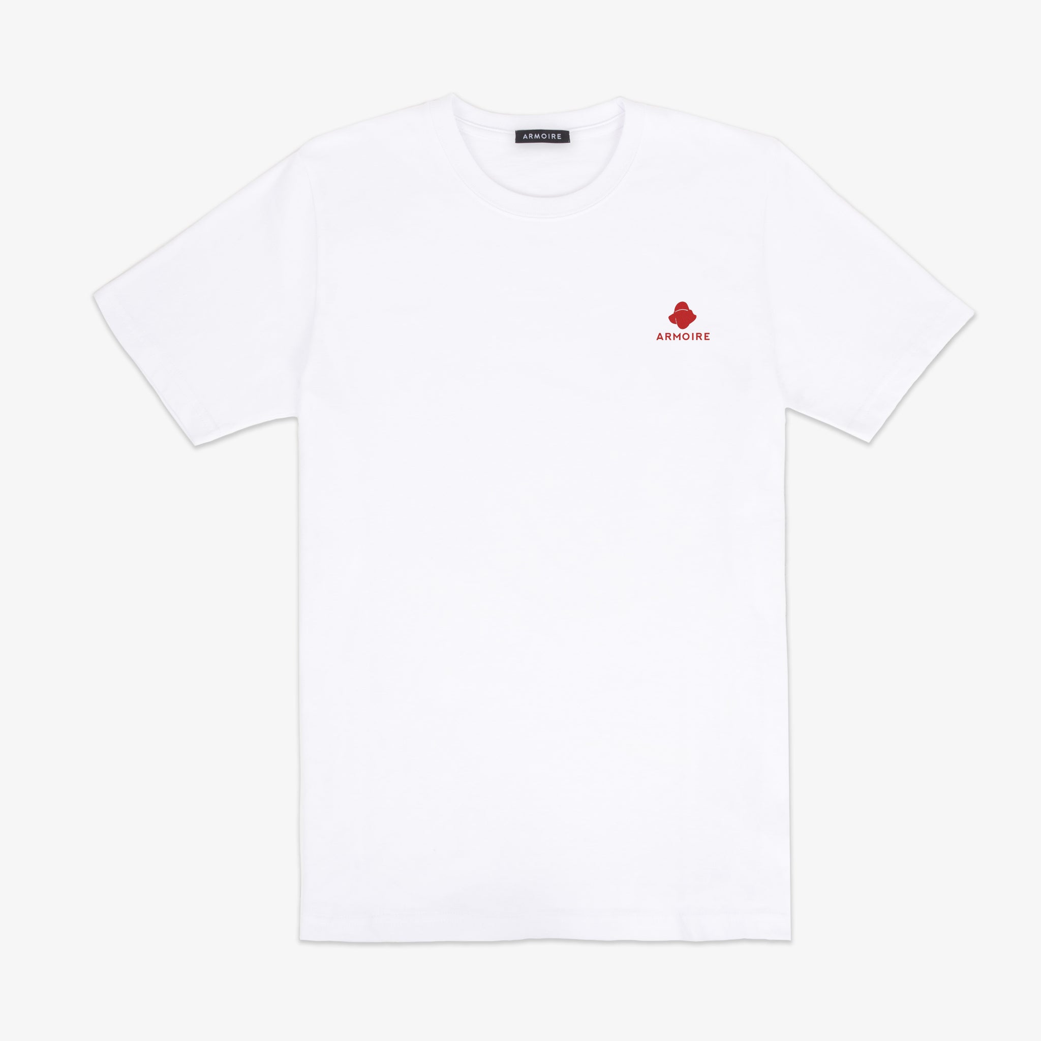 ARMOIRE Traveling Man Tee - White and Red